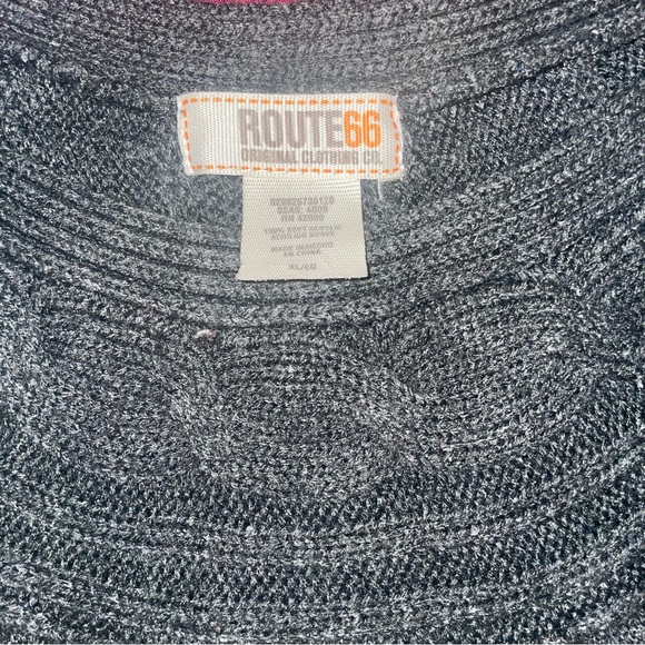 Route 66 Dark Charcoal Gray Sweater Dress - Picture 3 of 3